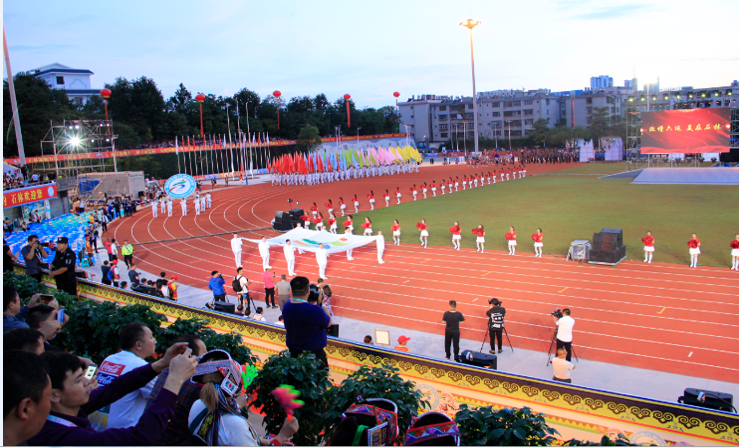 海天电缆赞助昆明市第六届运动会在石林举办